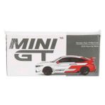 1:64 Mini GT Honda Civic TYPE R #2 2023 Pace Car White Diecast Model Araba