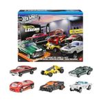 1:64 Ölçekli Metal Oyuncak Araba ve Kamyonlar, Özel Süslemelere Sahip 6'lı Hw Araç Seti (Stiller Çeşitlilik Gösterebilir), JBY78