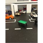 1:64 Ölçekli Mini Bilardo Masası – Diecast Diorama ve Garaj Setleri Için Aksesuar