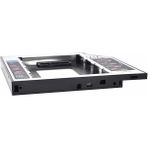 1647 9,5 mm 2,5 Inç SSD HDD Sabit Disk Için Sürücü Sata 3 (Dizüstü Bilgisayar) Sabit Sürücü Çerçevesi SSD Veya Sata Diskinizi Harddisk Yuvasına Takıp, Bu Cihaz Da Dvd/cd Okuyucusuna Takılır - 1BW-Beyaz