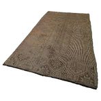 166x323 cm Geometrik Kilim Kahverengi Geometrik Yün El Dokuma Modern Geometrik Etnik Eskitme Desenli Boho Oturma Odası Salon Yolluk Koridor Mutfak Halısı