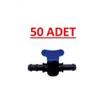 16x16 Kurtağzı Conta Çıkışlı Mini Vana Damlama 50li Paket