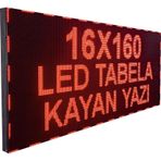 16x160cm Led Tabela Kayan Yazı