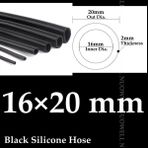 16X20MM Tarzı 100CM 100CM -60~200 Derece Isıya Dayanıklı I.d 2~16MM Siyah Esnek Silika Jel Boru Akvaryum Hava Pompası Yumuşak Kauçuk Silikon Hortum (Yurt Dışından) - Sıhhi Tesisat Araçları