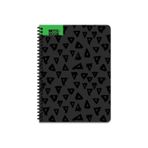 16X22 cm 80 Yaprak Çizgisiz Esnek Karton Kapak Telli Defter 60 Gram Beyaz Sayfa
