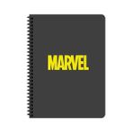 16X22 cm Çizgisiz Marvel Karton Kapak Telli Defter 80 Yaprak 60 gr Beyaz Sayfa