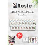 17 Al 15 Öde Rosıe %100 Doğal Bebek Temizleme Pamuğu 60'Lı Ve Rosıe Sticker