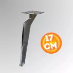 17 Cm Metal Tabanca Ayak Koltuk Ayağı Mobilya Ayağı Ünite Ayağı Konsol Ayağı Puf Berjer Ayağı