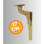 17 cm Metal Zirve Ayak Koltuk Ayağı Mobilya Ayağı Ünite Ayağı Konsol Ayağı Puf Berjer Ayağı - Gold