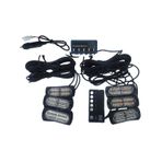 17 Fonksiyonlu Cakar Lamba 12-30V 24 Led 6 Adet Sari*Sari Set / Lapa549-1