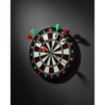 17 İnç Dart Tahtası Sağlam Ahşap Gövde Ve Metal İğneli Dart Okları