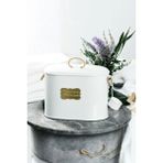 17 Litre Premium Metal Deterjan Kutusu - Beyaz