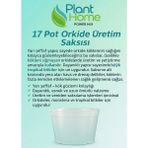 17 Pot Orkide Üretim Saksısı - Tropikal Bitki ve Köklü Bitkiler Için Özel Üretim Saksısı 2 Adet