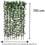 170 cm Yapay Bambu Dogal Govde Yogun Yaprak