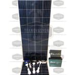 170 WATT GÜNEŞ PANELİ TV AYDINLATMA PAKETİ SOLAR PAKET