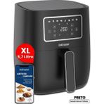 1700W Dijital Xl Airfryer, 8 Ön Program, Yağsız Kızartma, Sıcak Hava Fritöz - Ahşap