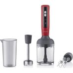 1700W El Blender Seti, Kırmızı, Hızlı ve Pratik Kullanım - Altın - Turkuaz