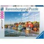 170920 1000 Parçalı Puzzle Romantik Liman, Renkli