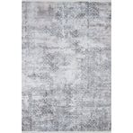 170x240 cm Haydariye Antrasit Madalyon Yün El Dokuma Modern Geometrik Etnik Eskitme Desenli Boho Oturma Odası Salon Yolluk Koridor Mutfak Halısı
