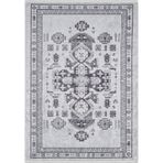 170x240 cm Jiutepec Gri Modern Yün El Dokuma Modern Geometrik Etnik Eskitme Desenli Boho Oturma Odası Salon Yolluk Koridor Mutfak Halısı