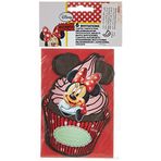 17368 Karton Minnie CupCake Davetiye 9,5x14,5cm 6 Adet