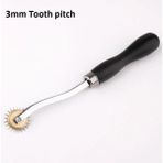 177 mm Tarzı Deri Pitch Overstitch Tekerlek Dikiş Uzay Kağıt Delme Aracı Rulet Spacer Dikiş Deri El Sanatları Aracı (Yurt Dışından) - Deri Zanaat