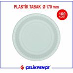 17cm Kullan At Plastik Tabak 500 Adet