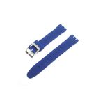 17Mm Swatch Uyumlu Chrono Model Slikon Saat Kordonu - Lacivert