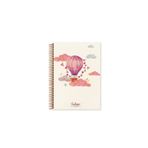 17x24 Cm 80 Yaprak Çizgisiz Balon Sert Kapak Telli Defter 60 Gr Krem Rengi Kaliteli Kağıt