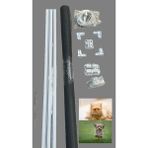 17X25KEDİ Teli Kapı Sinekliği Söktak Demonte Beyaz - 80X195