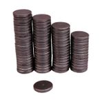 17x3mm Yuvarlak Mıknatıs, Nişan ve Sünnet Süsleme Mıknatısı, 100 Adet