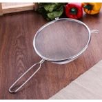 18 cm Metal Saplı Kalaylı Un - Süt - Şeker - Bakliyat Süzgeci - Seçenek 1 - Altın