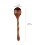 18 cm Tahta Kaşık Yeni Yeniden Kullanılabilir 5 Çift Set El Yapımı Çubuk Bambu Japon Doğal Ahşap Çubuklar Suşi Gıda Karikatür Çiçek Ahşap Çubuklar (Yurt Dışından) - Chopsticks - Renkli