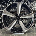 18" (inç) 5x100 AUDİ RS5 BABAYAGA Polo Egea Doblo İbiza Uyumlu Gümüş Siyah Elmas Kesim Jant Modeli