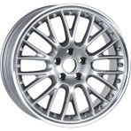 18 Inç 5X100 Bbs Speedline Polo Ibiza Egea Uyumlu Gümüş Jant Modeli Volkswagen Seat Fiat (4 Adet)