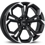18 Inç 5X98 Opar Egea Doblo Egea Cross Uyumlu Siyah Elmas Kesim Jant Modeli Fiat ( 4 Adet) - Black