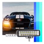 18 Led 54 W 3 Modlu Turuncu Beyaz Flaşlı Gündüz Ledi Offroad