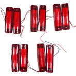 18 LED Parmak LED Kasa Dorse Lambası 12V Kırmızı (E Belgeli) 10 Adet Fiyatı