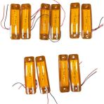 18 LED Parmak LED Kasa Dorse Lambası 24V Sarı (E Belgeli) 10 Adet Fiyatı