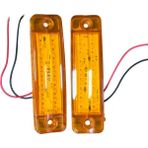 18 LED Parmak LED Kasa Dorse Lambası 24V Sarı (E Belgeli) 2 Adet Fiyatı