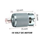 18 Volt Şarjlı Matkap Motoru