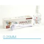 180 Iğne Titanyum Dermaroller 0,25MM (Göz Çevresi Için Ideal) + Temizleme Spreyi