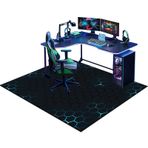 180 x 200 cm Oyun Koltuğu Paspası - Ofis ve Oyun Odaları için Dayanıklı Zemin Koruyucu, Sert Ahşap, Fayans ve Düşük Havlı Halı için İdeal - Kaymaz, Ağır Hizmet Sandalye Paspası