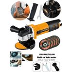 1800W Bakır Sargılı Metal Kesme Taşlama Makinesi 125MM Spiral Taşlama - Seçenek 1