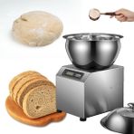 1800W Ticari Hamur Makinesi, 5/8KG(11/18LBS) Elektrikli Hamur Yoğurma Makinesi Stand Ekmek Mikseri, Sabit Sıcaklık Isıtma, Çift Dönüş, Pizzacı ve Fırın için(5KG)