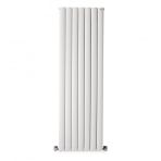 1800X555mm Lilac Dikey Beyaz Alüminyum Radyatör Standart Bağlantı