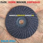 180Mm Kalın Diş Mozaik Silme Taşı Mermer Granit Silme Zımparası C
