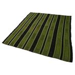180x213 cm Geometrik Kilim Siyah Geometrik Yün El Dokuma Modern Geometrik Etnik Eskitme Desenli Boho Oturma Odası Salon Yolluk Koridor Mutfak Halısı