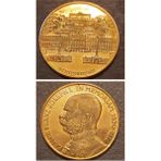 1830 - 1916 Viyana Schönbrunn Sarayı -Altın Madalya Avusturya - Kaiser Franz Joseph I - Kurt BODLAK