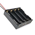 18650 2 Tel 4lü Pil Kutusu Paralel 4 Adet 3.7V Paralel Lityum Lion Batarya Yuvası Mobil Güç Kaynağı Powerbank Tutucu 15cm Kablolu